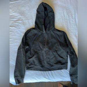 Scuba Oversized Half Zip Hoodie